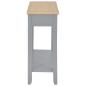 Preview: Konsolentisch Grau 110 x 35 x 80 cm Holz