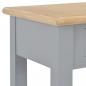 Preview: Konsolentisch Grau 110 x 35 x 80 cm Holz