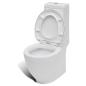 Preview: Toilette und Bidet Set Weiß Keramik