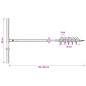 Preview: Erdbohrer mit Griff 100 mm Verlängerungsrohr 9 m