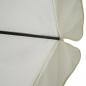 Preview: Sonnenschirm Aluminium weiss mit Schirmständer