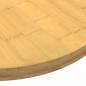Preview: Tischplatte Ø40x2,5 cm Bambus