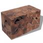 Preview: ARDEBO.de - Hocker/Couchtisch Massivholz Teak 