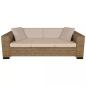 Preview: Sofa-Set 2-Sitzer und 3-Sitzer Echtes Rattan 