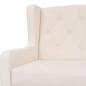 Preview: 3-tlg. Sofa-Set Stoff Cremeweiß