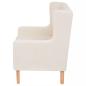 Preview: 3-tlg. Sofa-Set Stoff Cremeweiß