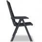 Preview: 3-tlg. Bistro-Set Kunststoff Anthrazit