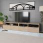 Preview: 2 Stk. TV-Schränke Holzwerkstoff 95x35x36 cm Eiche