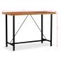 Preview: Bar-Set 7-tlg. Akazie Massivholz, Echtleder und Canvas