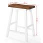 Preview: Bartisch- und Hocker-Set 5-tlg. Massivholz
