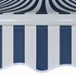 Preview: Gelenkarmmarkise 350 cm Blau/Weiß