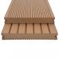 Preview: WPC Massive Terrassendielen mit Zubehör 10 m² 4 m Teak