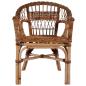 Preview: Gartenstühle 2 Stk. Natürliches Rattan Braun