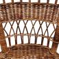 Preview: Gartenstühle 2 Stk. Natürliches Rattan Braun
