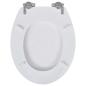 Preview: Toilettensitze 2 Stk. mit Absenkautomatik MDF Weiß