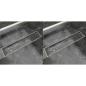 Preview: ARDEBO.de - Lineare Duschrinnen 2 Stk. 530 x 140 mm Edelstahl