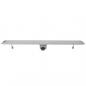 Preview: Lineare Duschrinnen 2 Stk. 930 x 140 mm Edelstahl