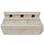 Preview: Spatzenhaus 2 Stk. Holz 44 x 15,5 x 21,5 cm