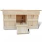 Preview: Spatzenhaus 2 Stk. Holz 44 x 15,5 x 21,5 cm
