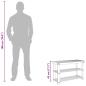 Preview: 2-in-1 Schuhbank 2 Stk. Massivholz Tanne