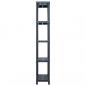 Preview: Lagerregale 2 Stk. Schwarz 125 kg 60 x 30 x 180 cm Kunststoff
