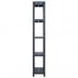 Preview: Lagerregale 5 Stk. Schwarz 125 kg 60 x 30 x 180 cm Kunststoff