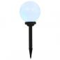 Preview: Außen-Solarlampen 6 Stk. LED Kugel 20 cm RGB
