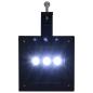 Preview: Solar-Außenleuchten 12 Stk. LED Rechteckig 12 cm Schwarz