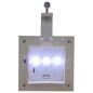Preview: Solar-Außenleuchten 12 Stk. LED Rechteckig 12 cm Weiß