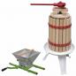 Preview: ARDEBO.de - 2-tlg. Obst- & Weinpresse und Mühle-Set