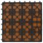 Preview: 22 Stk. Terrassenfliesen 30 x 30 cm 2 qm WPC Teakholzfarbe