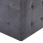 Preview: Pouf 2 Stk. Grau 30x30x30 cm Wildleder-Optik