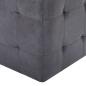 Preview: Pouf 2 Stk. Grau 30x30x30 cm Wildleder-Optik