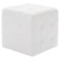 Preview: Pouf 2 Stk. Weiß 30x30x30 cm Kunstleder