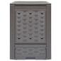 Preview: Gartenkomposter 2 Stk. Braun 60x60x83cm 600 L Kunststoff Rattan