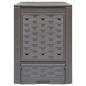 Preview: Gartenkomposter 3 Stk. Braun 60x60x83cm 900 L Kunststoff Rattan