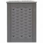 Preview: Gartenkomposter 3 Stk. Braun 60x60x83cm 900 L Kunststoff Rattan