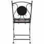 Preview: 3-tlg. Bistro-Set Mosaik Keramik Grau
