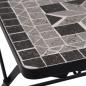 Preview: 3-tlg. Bistro-Set Mosaik Keramik Grau