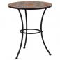 Preview: 3-tlg. Bistro-Set Mosaik Keramik Orange / Grau 