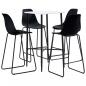 Preview: ARDEBO.de - 5-tlg. Bar-Set Kunststoff Schwarz
