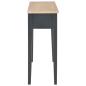 Preview: Frisiertisch Konsolentisch Schwarz 79x30x74 cm Holz