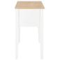 Preview: Schreibtisch Weiß 109,5 x 45 x 77,5 cm Holz