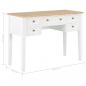 Preview: Schreibtisch Weiß 109,5 x 45 x 77,5 cm Holz