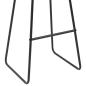 Preview: Barhocker 2 Stk. Schwarz Kunstleder 
