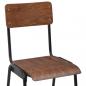 Preview: Barhocker 2 Stk. Braun Massives Sperrholz Stahl