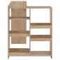 Preview: Bartisch mit Beweglichem Regal Eichenbraun 138x39x110 cm
