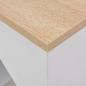 Preview: Bartisch mit Schrank Weiß 115x59x200 cm