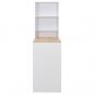 Preview: Bartisch mit Schrank Weiß 115x59x200 cm