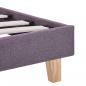 Preview: Bettgestell Taupe Stoff 180x200 cm